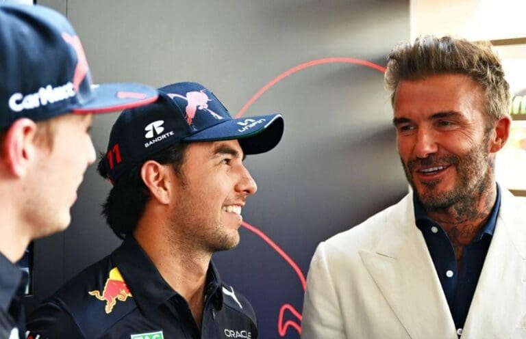 En una carrera llena de estrellas, Sergio "Checo" Pérez tuvo una buena tarde; sin embargo apenas pudo llegar en cuarto lugar. Foto: Redes sociales