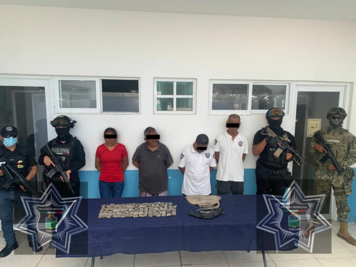 Capturan a 11 presuntos narcomenudistas en la zona costera de Akumal  