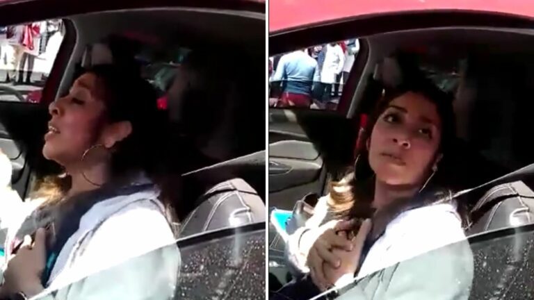 Mujer es detenida y sorprende a policías diciendo que se enamoró de su cuñado (video)