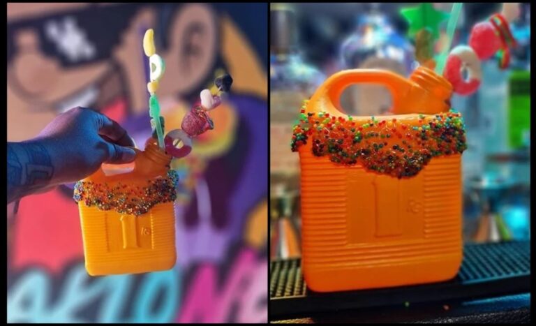 Crean los “wachicoldrinks” en Hidalgo: cerveza en un garrafón de gasolina