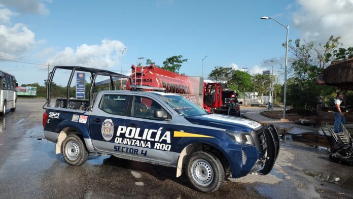 Se incendia bar 'La Palapita