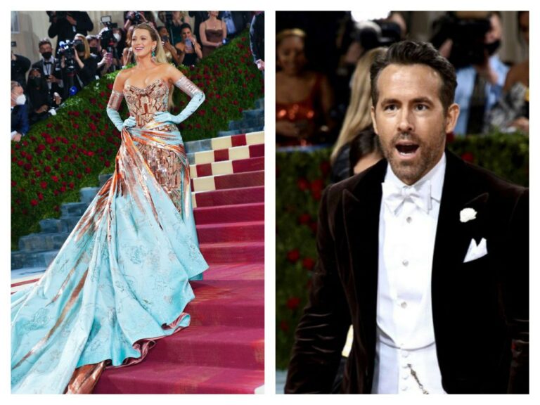 Fans elogian a Ryan Reynolds por su reacción al ver a Blake Lively en la entrada de la Met Gala 2022