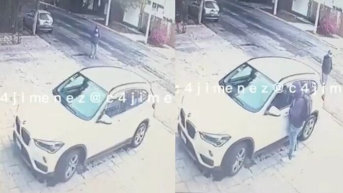 Una mujer sufrió un asalto en el municipio de Tlalnepantla, todo quedó registrado en las cámaras de seguridad.