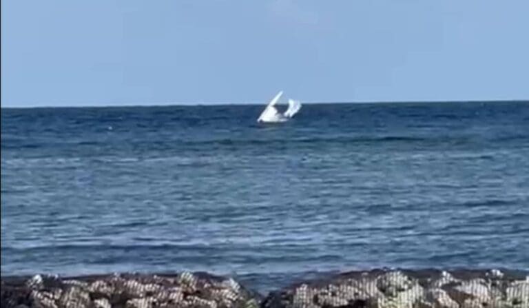 Voltea velero frente a Puerto Aventuras