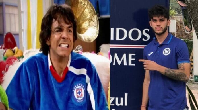 Eugenio Derbez tiene un sobrino futbolista que acaba de ser contratado por el Cruz Azul; es el sueño de Ludovico Peluche. ¿No crees?