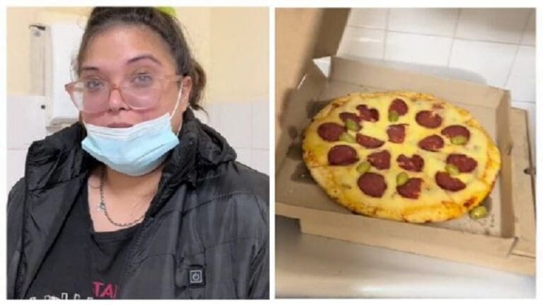 Mujer recibe un pedido de 17 pizzas, pero resultó una broma y su reacción impresionó a todos