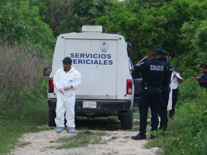Hallan dos cuerpos abandonados en la Zona Continental de Isla Mujeres