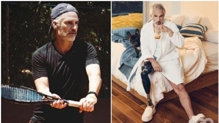 Juan Pablo Medina juega otra vez tenis tras perder una pierna