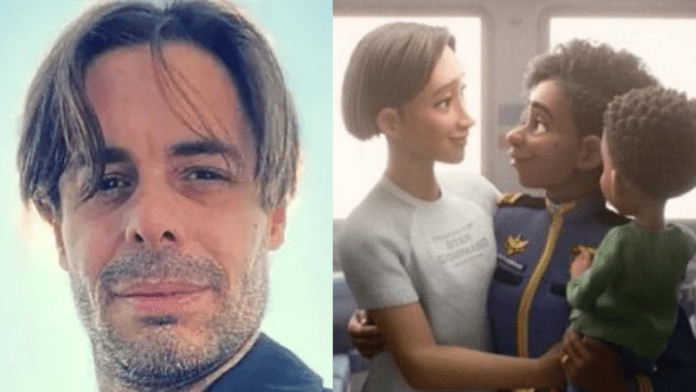 Tunden en redes a Dross por pronunciarse en contra de beso en Lightyear