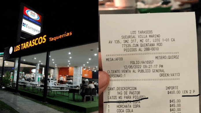 La jóven comentó que fue todo muy desagradable ya que desde el principio el mesero los trató mal y aparte encontraron un pelo en la comida.
