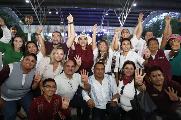 La gente decidió por el cambio verdadero; agradece Mara Lezama en Tulum