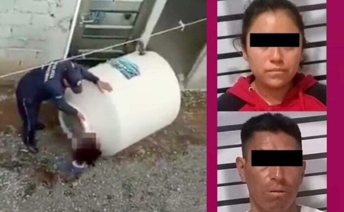 Los padres de la pequeña que fue encerrada en un tinaco podrán recuperar su libertad luego que paguen sus respectivas fianzas.