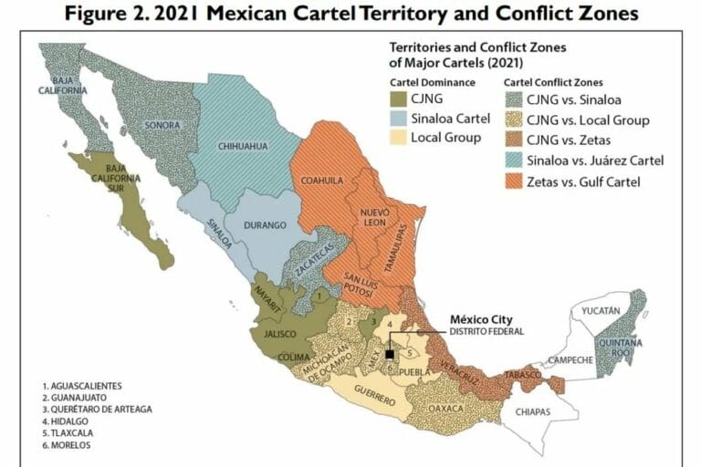 Desmienten mapa el narcotráfico publicado por Congreso de Estados Unidos