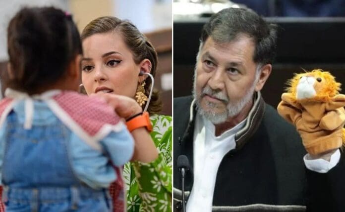 Fernández Noroña ofrece disculpas a Mariana Rodríguez por haberla señalado por una foto sin contexto