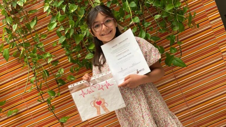 Regina Urtaza, la niña playense que ganó un concurso nacional para concientizar sobre la donación de sangre