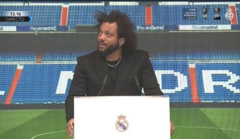 VIDEO: Marcelo rompe en llanto durante su adiós al Real Madrid