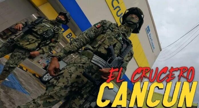 Un famoso youtuber italiano acudió a la zona de El Crucero de Cancún; quería mostrar el rostro no turístico del destino. Foto: Captura de video