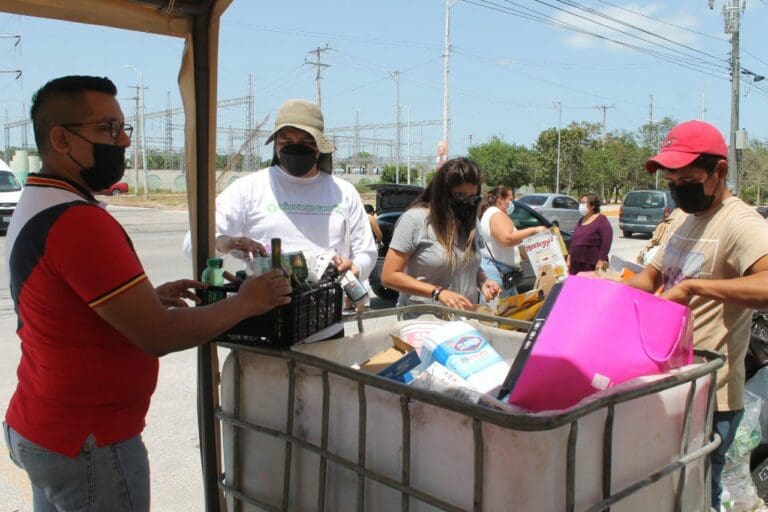 Fomentan reciclaje en Cancún con programa permanente de acopio