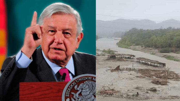 AMLO dejará a pobladores reconstrucción a afectados por “Agatha”