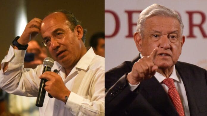 “No somos iguales, combatí al crimen”, responde Calderón al presidente AMLO