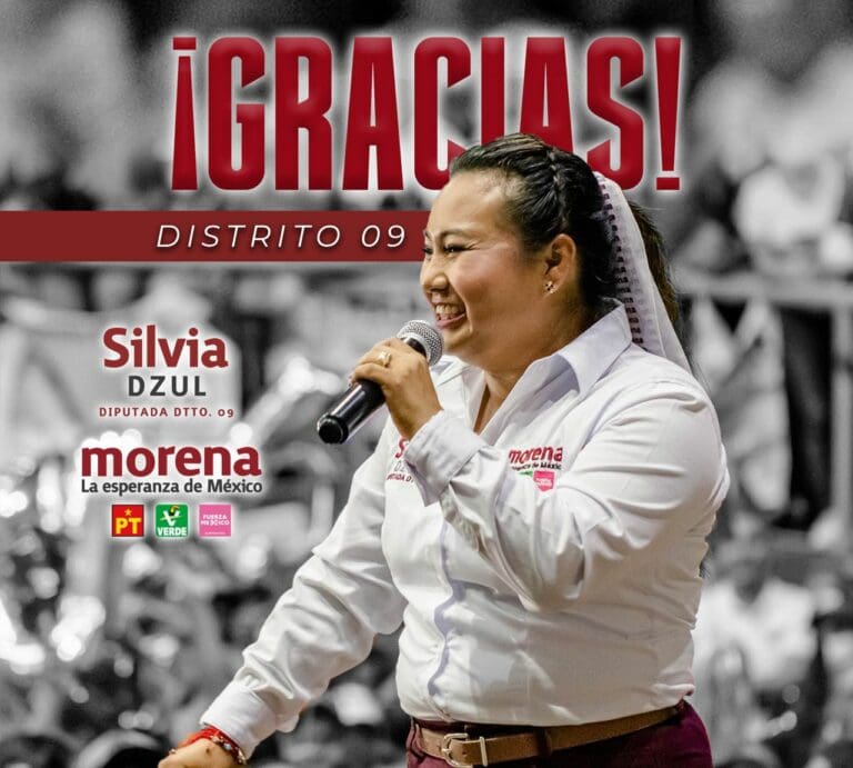 ¡Triunfó el pueblo! ¡No les fallaré!: Silvia Dzul Sánchez