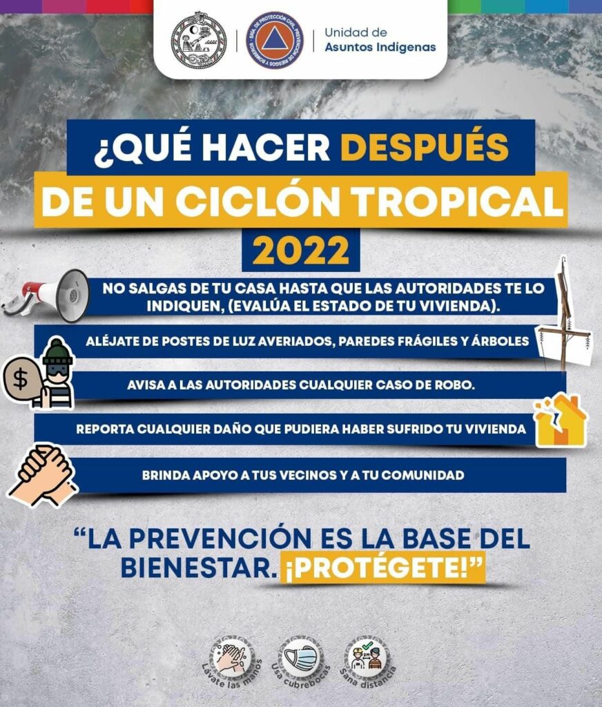 Listos refugios en Solidaridad por temporada de huracanes