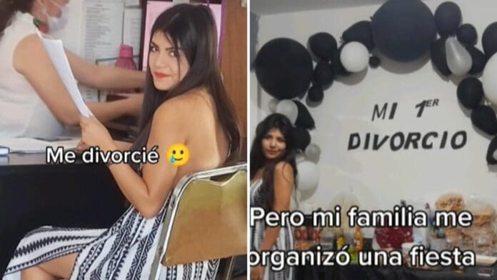 VIDEO: Mujer se divorcia y su familia arma 'la gran fiesta'