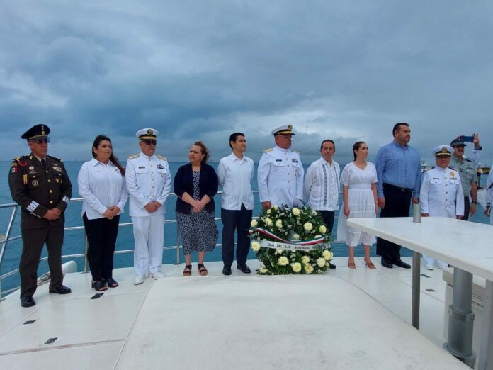 Celebra gobierno de Benito Juárez Día de la Marina Nacional