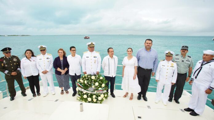 En Quintana Roo se conmemoró el 80 Aniversario de la Marina Nacional