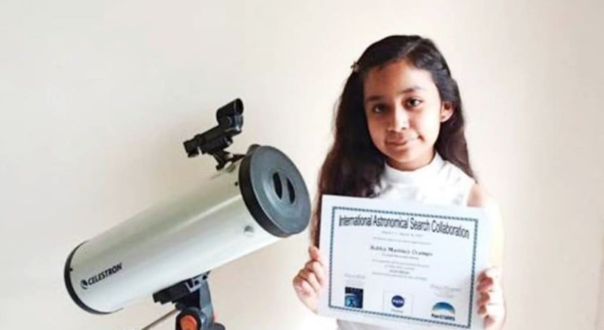 Niña mexicana descubre un asteroide; NASA lo bautizará con su nombre