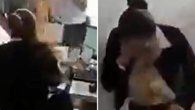 Video: Esposa de alcalde de Tlaxcala echa agua con chile a mujer por ‘estar con su esposo’