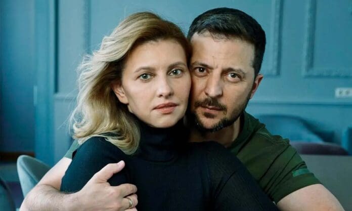 Acusan a Presidente y Primera Dama de Ucrania de “romantizar la guerra” tras sesión para Vogue