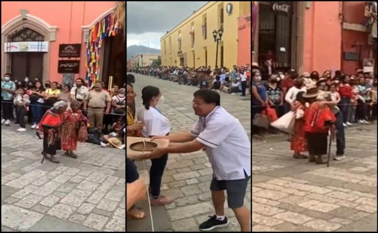 Asistentes a la Guelaguetza hacen "coperacha" para abuelitas artesanas