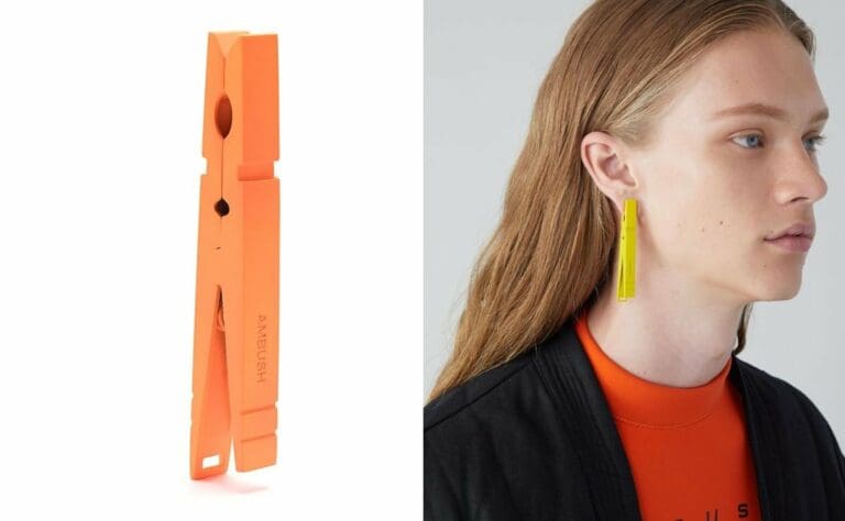 Los aretes en forma de pinza de ropa que cuestan 15 mil pesos