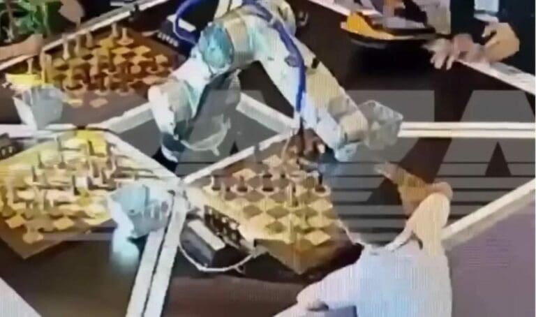 Un robot le rompió el dedo a un niño de solo 7 años de edad mientras disputaban una partida de ajedrez; el tema causa polémica