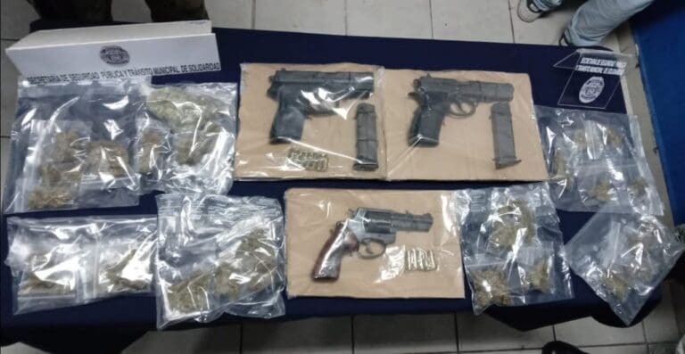 La SSP detuvo a siete sujetos luego de un reporte de detonaciones de arma de fuego en Playa del Carmen