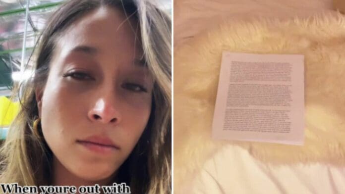 Joven piensa que su novio le escribía una carta de amor, en realidad terminaba con ella