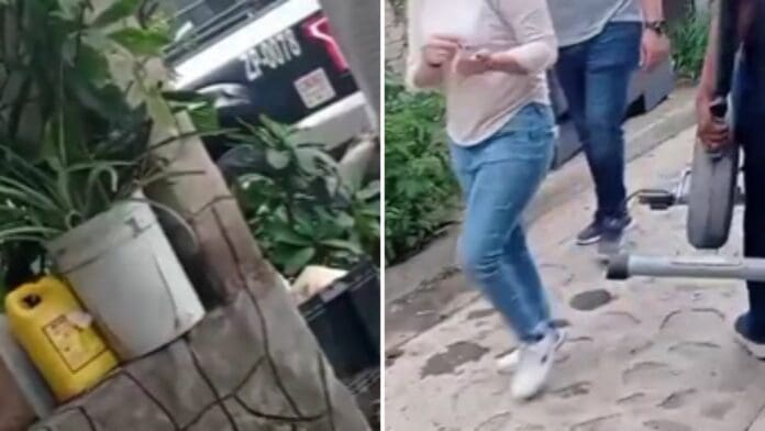 VIDEO: Van a sacar la mudanza de su prima, vecinos llaman a la policía pensando que es un robo