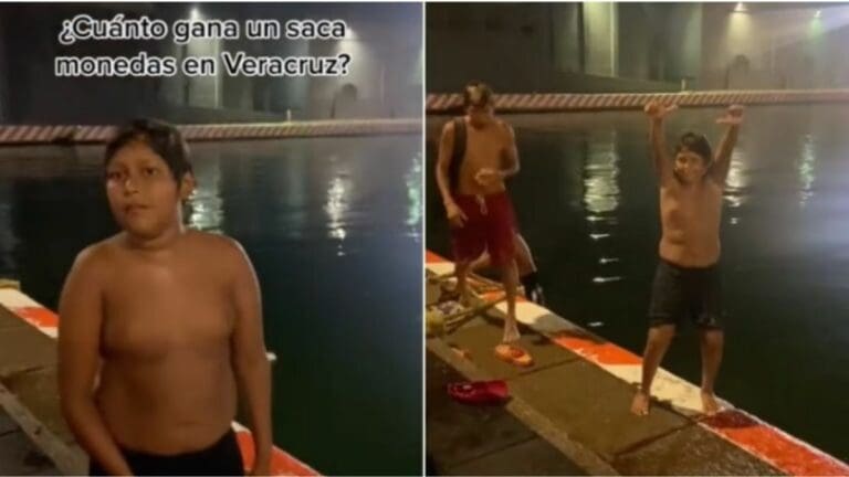 Niño sacamonedas sorprende al revelar cuánto dinero saca del agua en unas horas