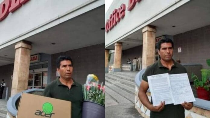 Papá compra una laptop para su hijo y se la venden descompuesta