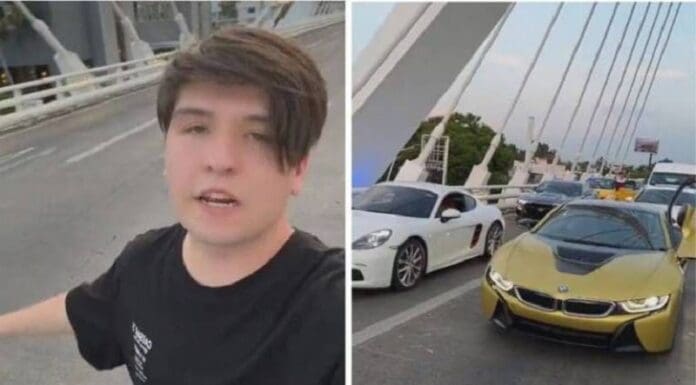 Influencer cierra un puente solo para grabar un TikTok y ahora enfrenta una denuncia penal