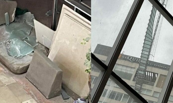 Un puente colgante que costó 300 millones de pesos sufrió graves daños a causa de los vientos. Parece que no es tan resistente.