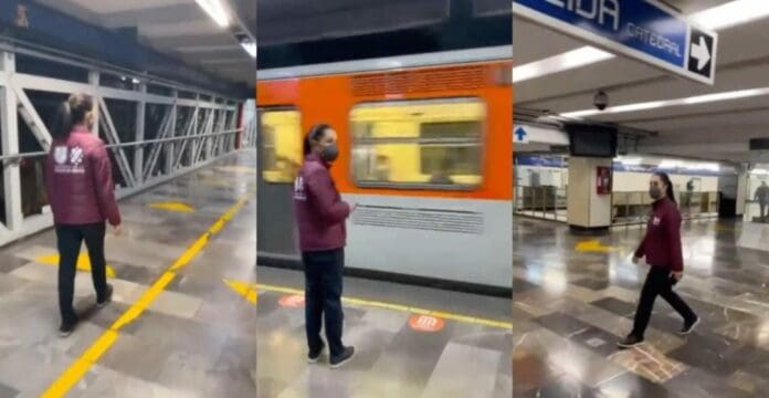 Claudia Sheinbaum se subió a la Línea 2 del Metro tras el cortocircuito de ayer; los internautas la criticaron mucho. ¿Qué tal?