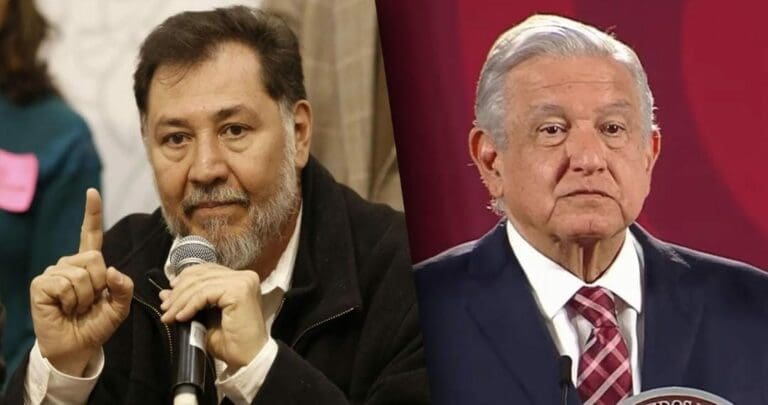 Gerardo Fernández Noroña le pidió al presidente de la república que por favor saque las manos de la sucesión presidencial.