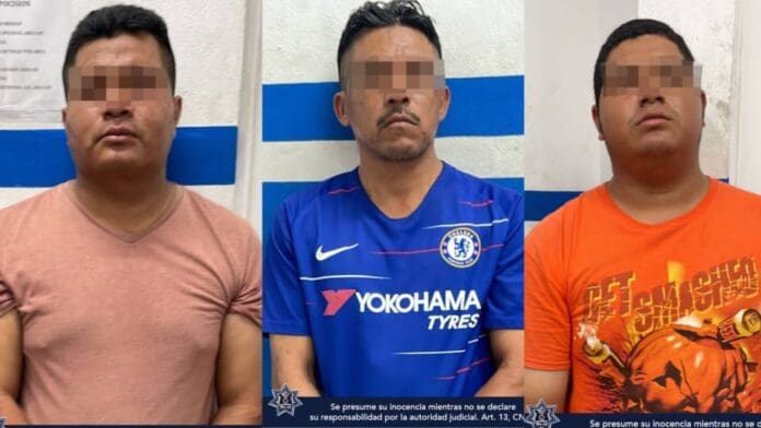 Policías de Solidaridad detienen a tres ladrones en Bosque Real