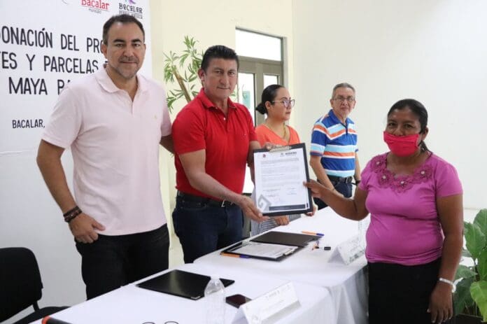 Concreta AGEPRO la regularización y titulación de predios en Maya Balam