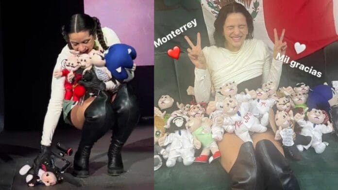 Rosalía presume su colección de muñecos del Dr. Simi tras gira en México