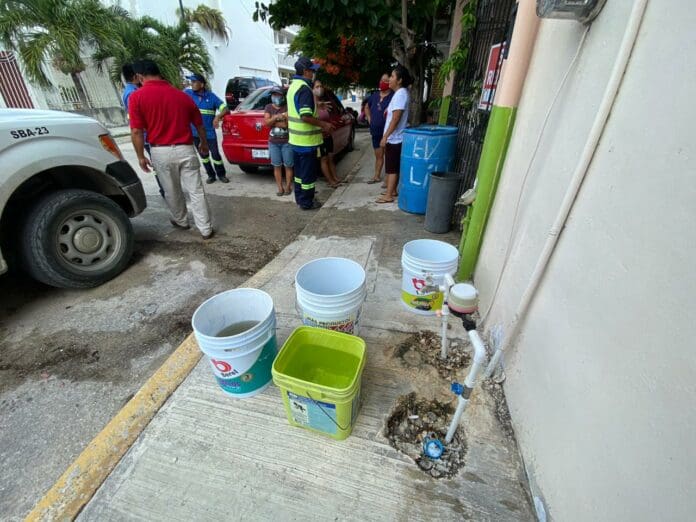Advierte Aguakan afectaciones por caída de cuchillas en Cancún e Isla Mujeres