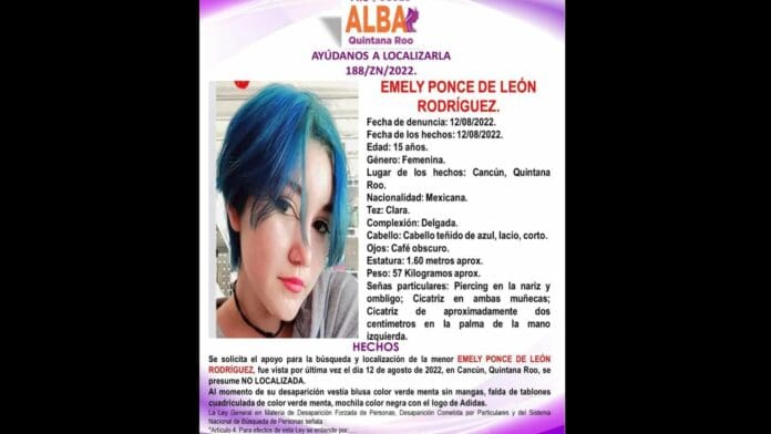 Emiten Alerta Alba por menor raptada en Cancún