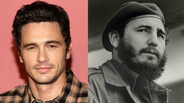 Critican a James Franco tras ser elegido para interpretar a Fidel Castro